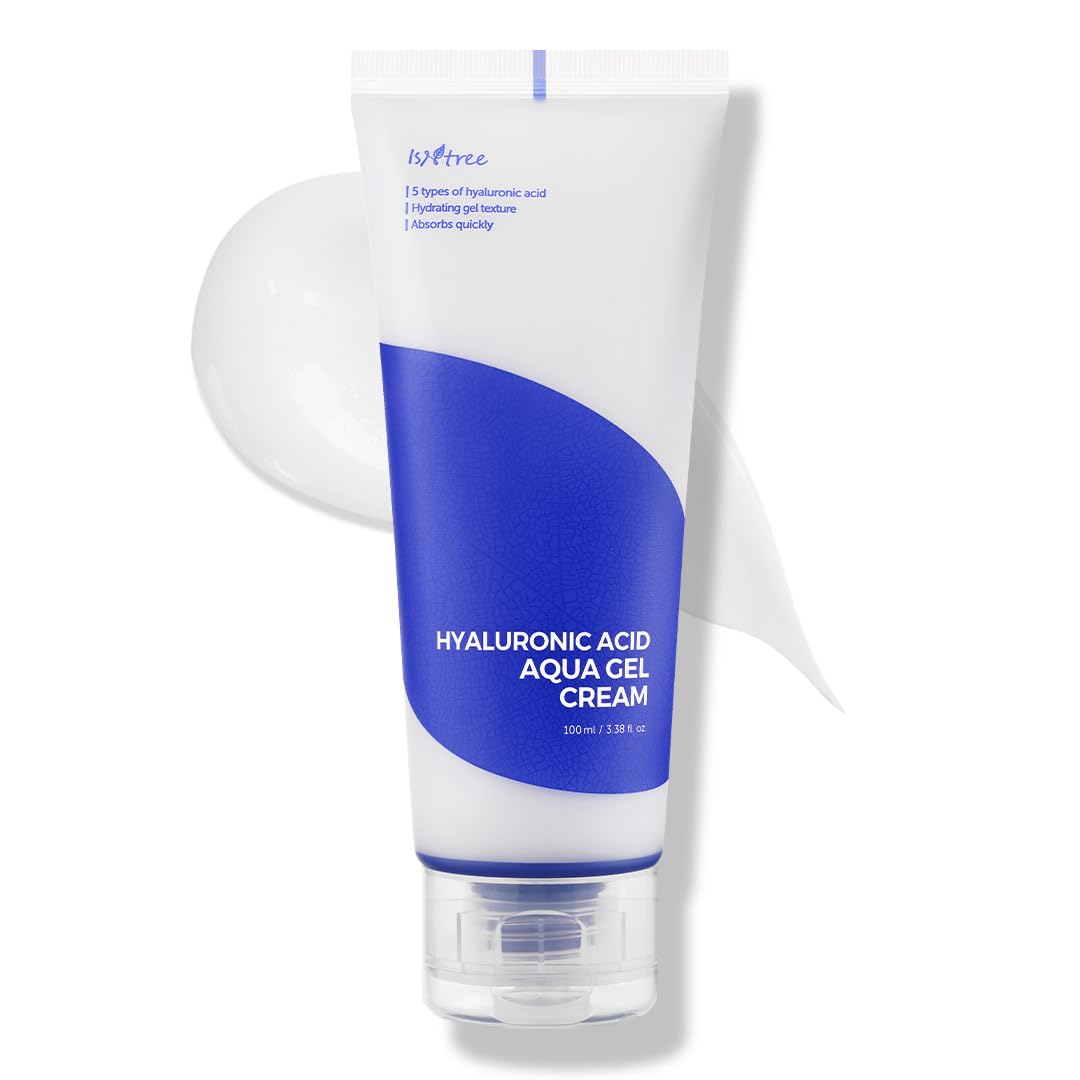 ISNTREE Hyaluronic Acid Aqua Gel Cream 100 ml, Crema Gel Hidratante Facial de Ácido Hialurónico