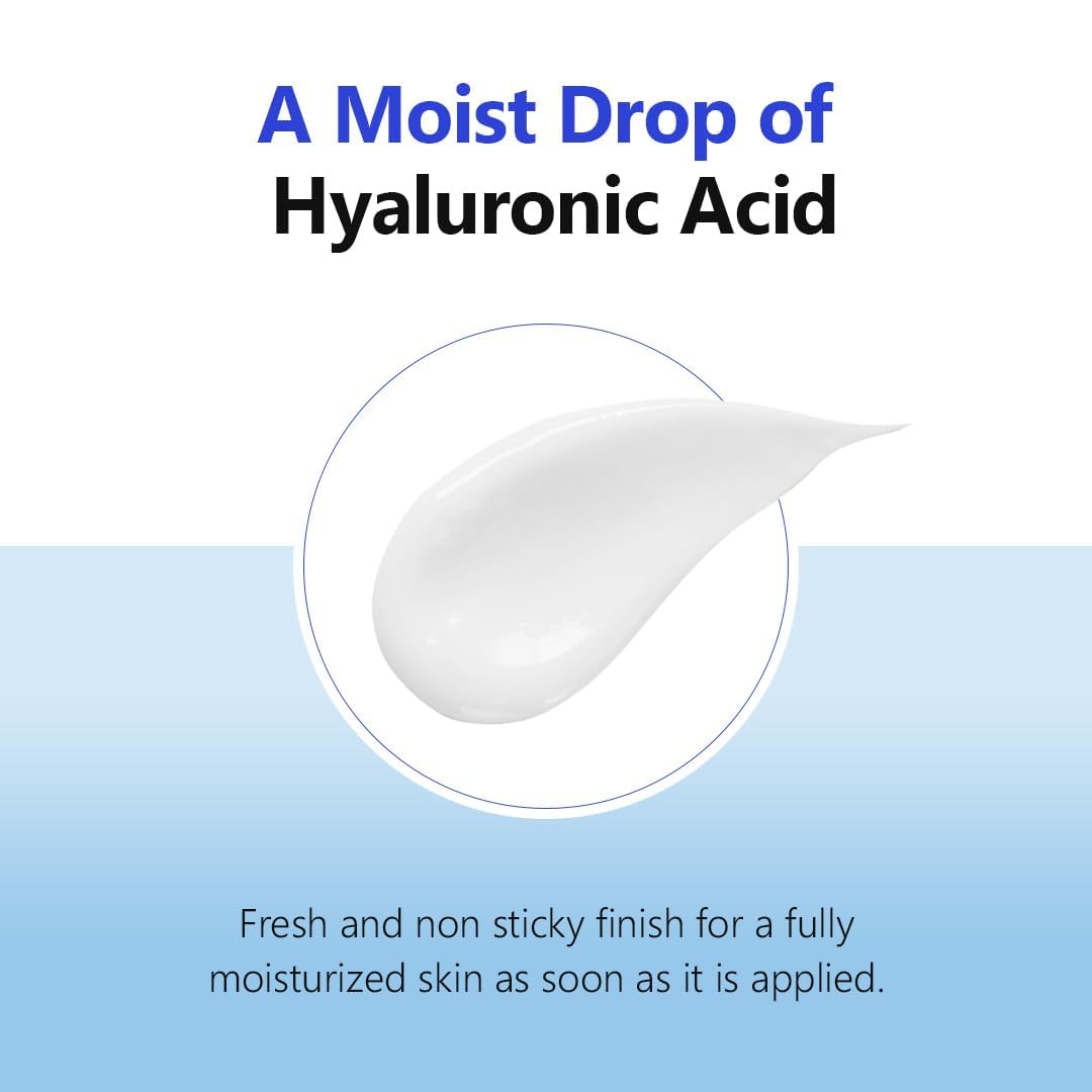 ISNTREE Hyaluronic Acid Aqua Gel Cream 100 ml, Crema Gel Hidratante Facial de Ácido Hialurónico