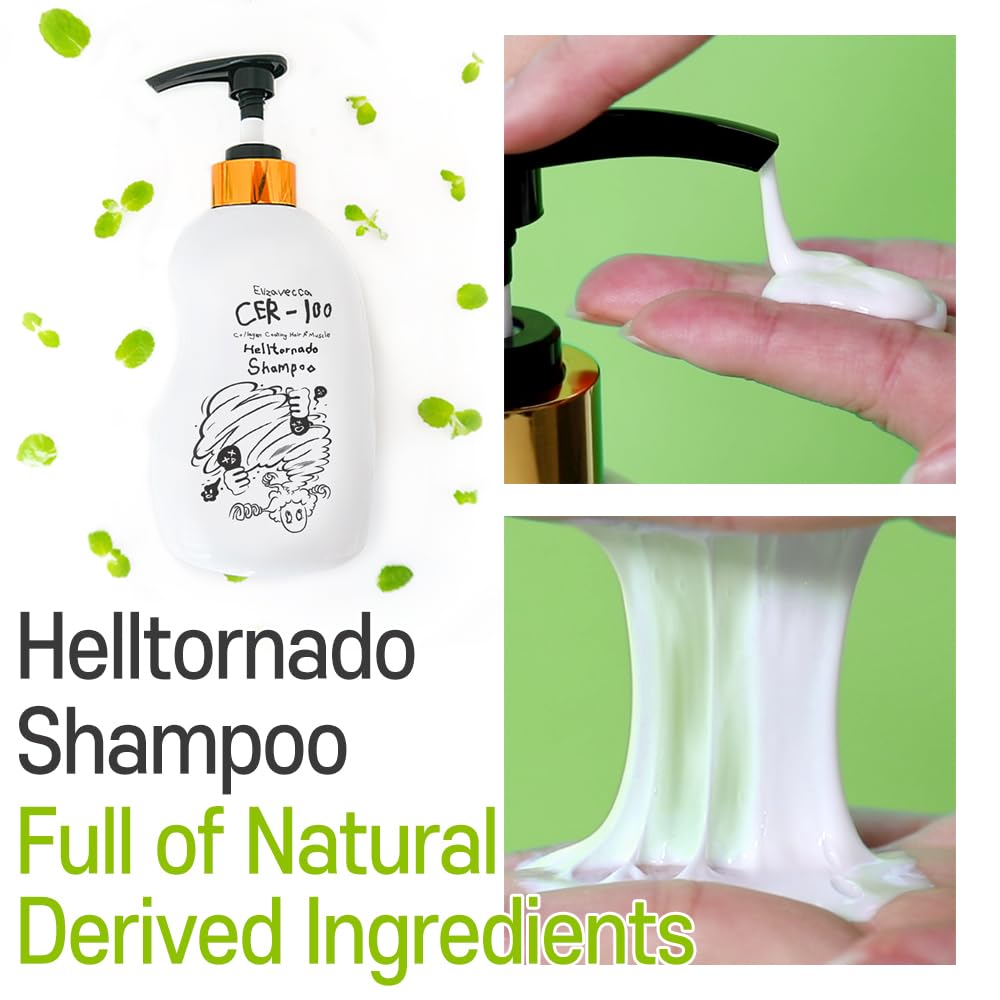 Elizavecca, Champú para tornado muscular y capilar con recubrimiento de colágeno CER-100, 500 ml