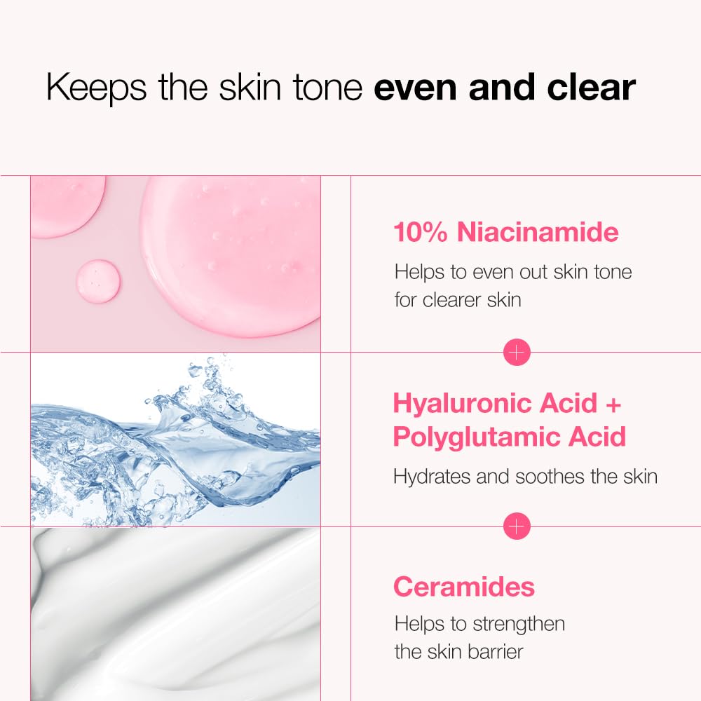 Lingtoolator Spot Correcting Serum / 10% Niacinamide+ 4% Tranexamic Acid, for Post-Acne Marks, Acne Scars, Hyperpigmentation and Even Skin Tone, Fragrance-Free (30ml /1.01 fl.oz.)