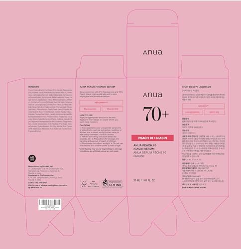 Anua Peach 70% Niacinamide Serum 30ml