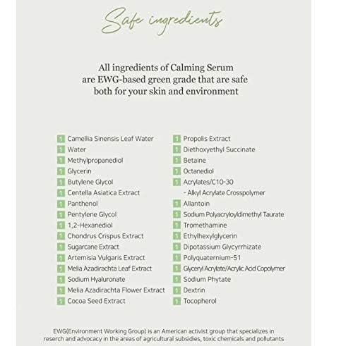 Beauty of Joseon Suero Calmante : Té verde + Pantenol 30 ml