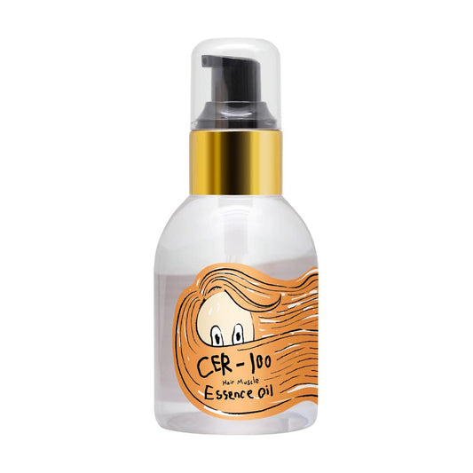 Elizavecca CER-100 Óleo de essência muscular para cabelo, 100 ml/3,38 fl.oz. - Tratamento Leave-In | Para Dry How to Do Oiling at Home K-Beauty