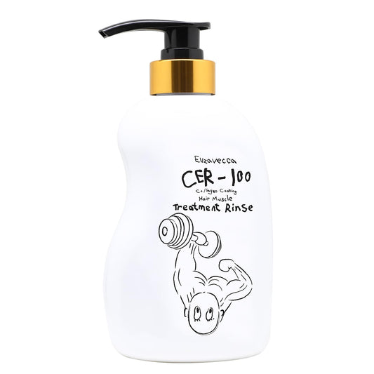 Elizavecca, CER-100, Tratamiento fortalecedor con enjuague con revestimiento de colágeno para el cabello, 500 ml