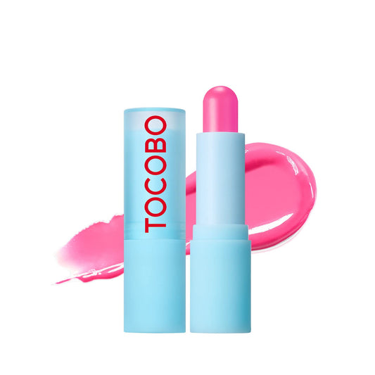 TOCOBO Glass Tinted Lip Balm 012 Better Pink 0.67 oz / 19g | Bálsamo labial vegano hidratante brillante y color transparente teñido vivo