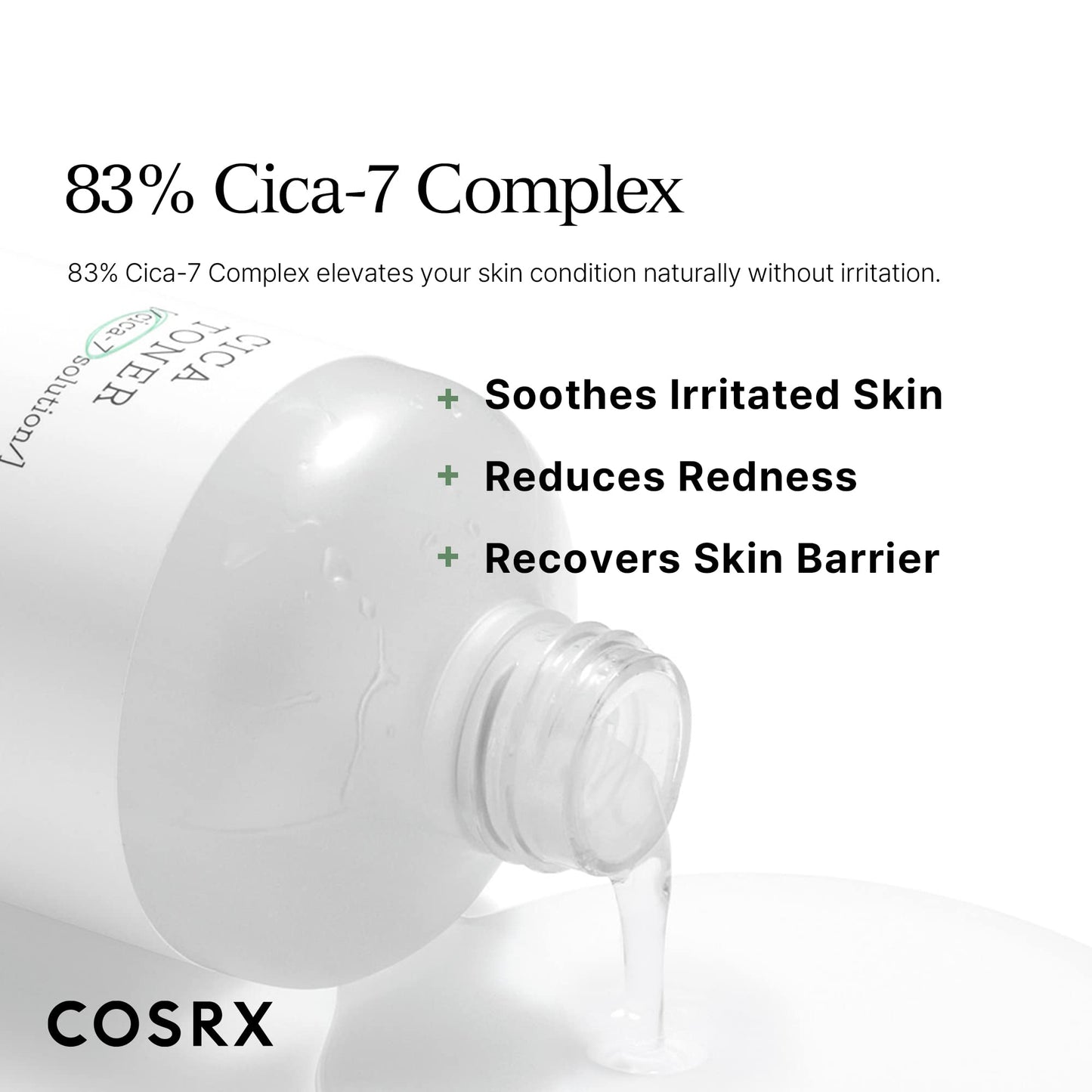 COSRX Pure Fit CICA Toner, 150ml| Soothing Toner | Vegan, Cruelty Free, Paraben Free