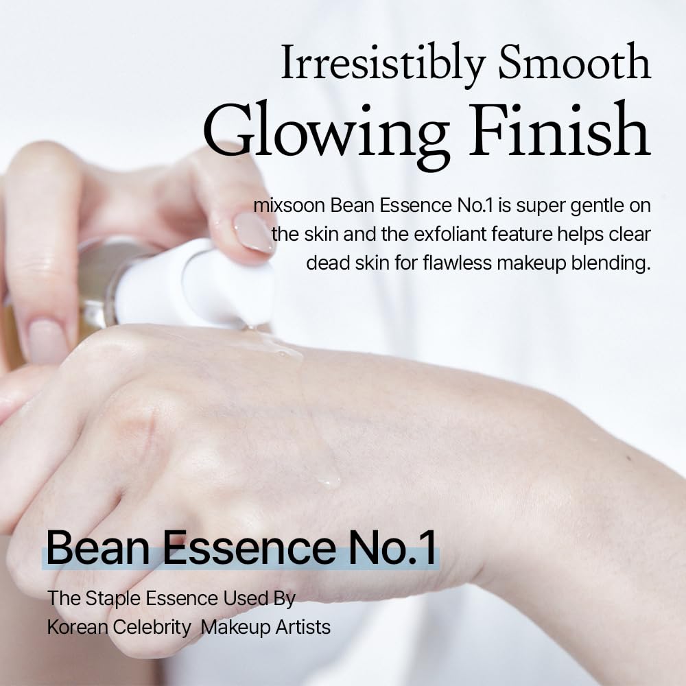 mixsoon [MIXSOON] Bean Essence 50ml | Suero de soja fermentado natural para hidratación y nutrición de la piel | Vegano