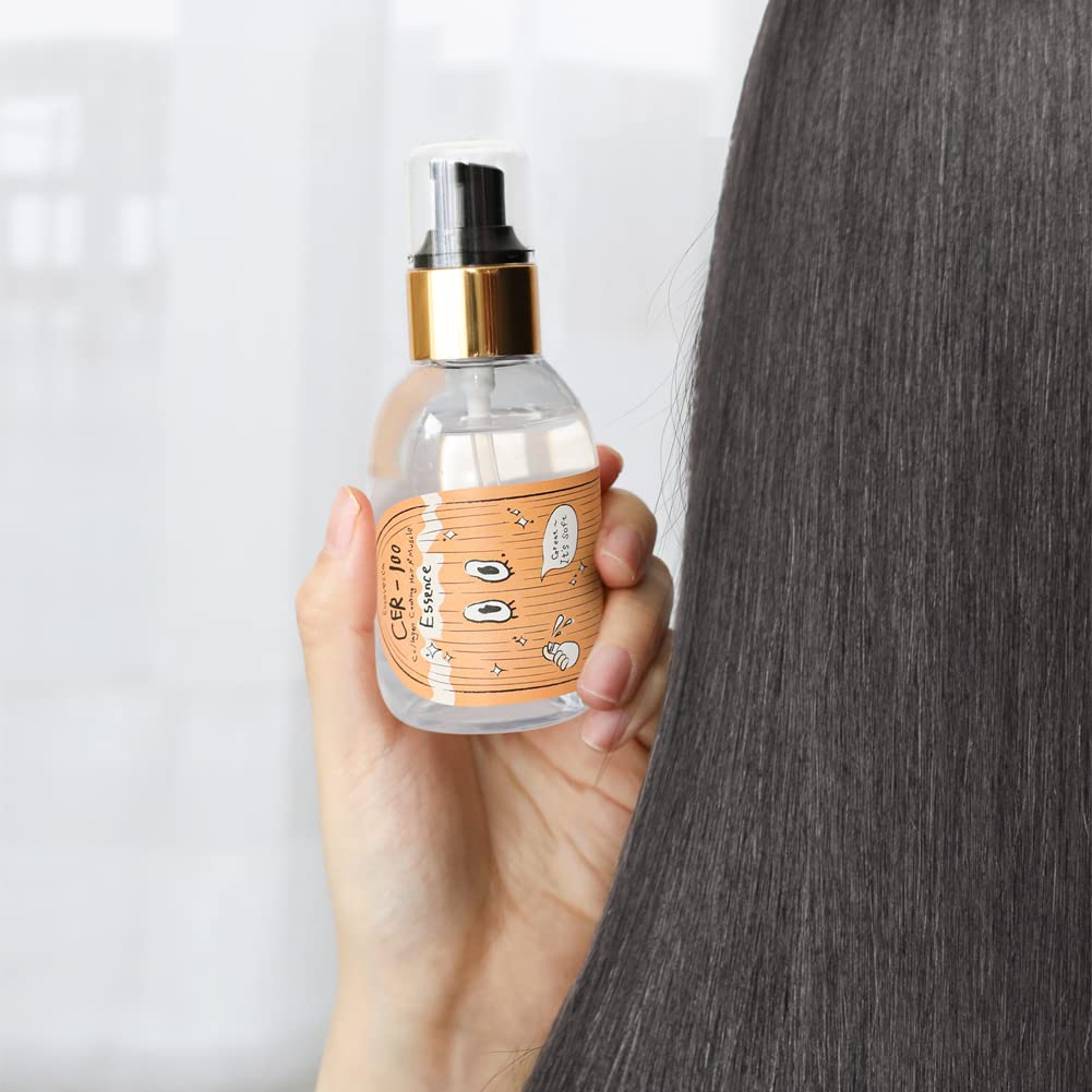 Elizavecca CER-100 Recubrimiento de colágeno Esencia muscular del cabello, 150 ml/5.07 onzas líquidas - Aceite de tratamiento sin enjuague para cabello seco y natural | K-Beauty