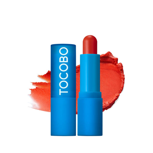 [TOCOBO] Bálsamo labial en crema en polvo 033 Pastel de zanahoria 0.67 oz / 19 g | Bálsamo labial vegano tipo terciopelo mate suave y textura cremosa en polvo sin exfoliación