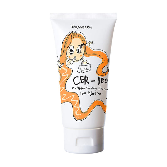 Elizavecca cer 100 Mascarilla nutritiva con colágeno y inyección de iones de proteína, 50 ml