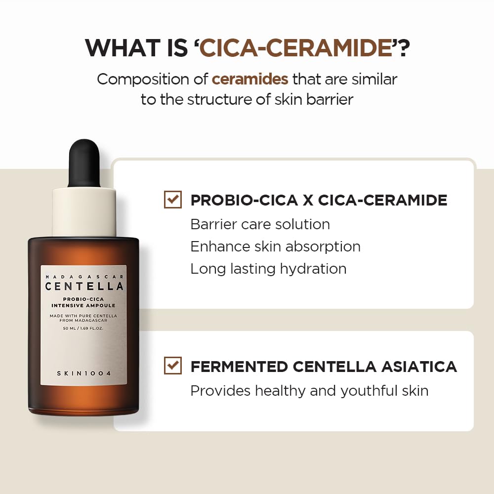 SKIN1004 Madagascar Centella Probio-Cica Intensive Ampoule (Sérum Facial Rico en Probióticos)