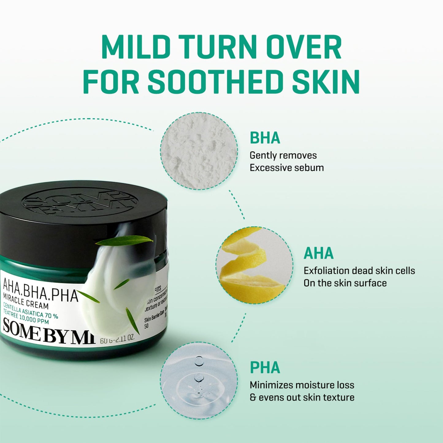 SOME BY MI Crema milagrosa de 30 días con mezcla de AHA, BHA y PHA